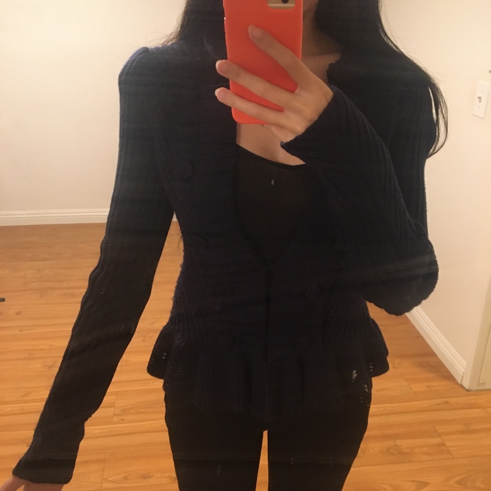 Marc by Marc Jacobs peplum cardigan